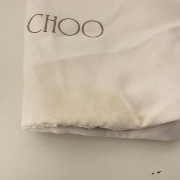 Jimmy Choo Drawstring Cover Dust Bag 14" L x 10" W Travel Luxury Designer - Picture 3 of 5